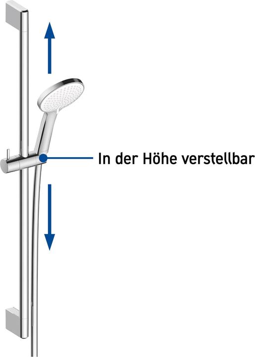 Productafbeelding Duravit Doucheset chroom (3 Typen balken, 14 l/min)