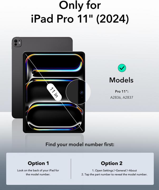 Immagine prodotto ESR Custodia magnetica Rebound (iPad Air 10.9 (2022), IPad Air 10.9 (2020), iPad Air 11 2024 (M2), IPad 11" (2018/2020/2021))