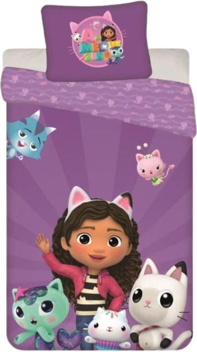 Actual product image Gabby's Dollhouse Bed Linen - Adult Size 140 x 200 cm - Gabbys Dollhouse (8014762)