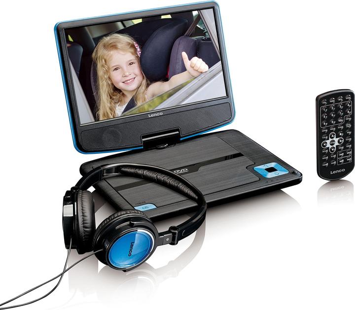 Produktbild Lenco Tragbarer Player DVP-910 (DVP910BLAU) (Tragbarer DVD-Player)