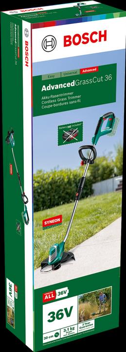 Produktbild Bosch Home & Garden Advanced Grass Cut 36 (ohne Akku/ohne Lader) (Trimmfaden)