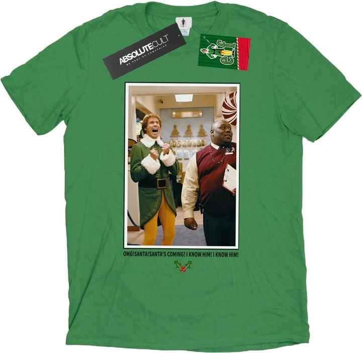 Elf OMG Santa Photo TShirt (M)