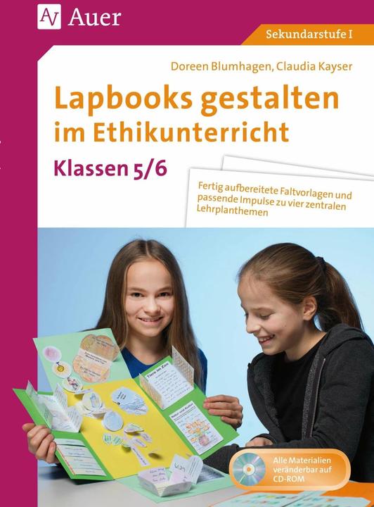 Produktbild Lapbooks gestalten im Ethikunterricht 5-6 (Deutsch, Doreen Blumhagen, Claudia Kayser, 2017)