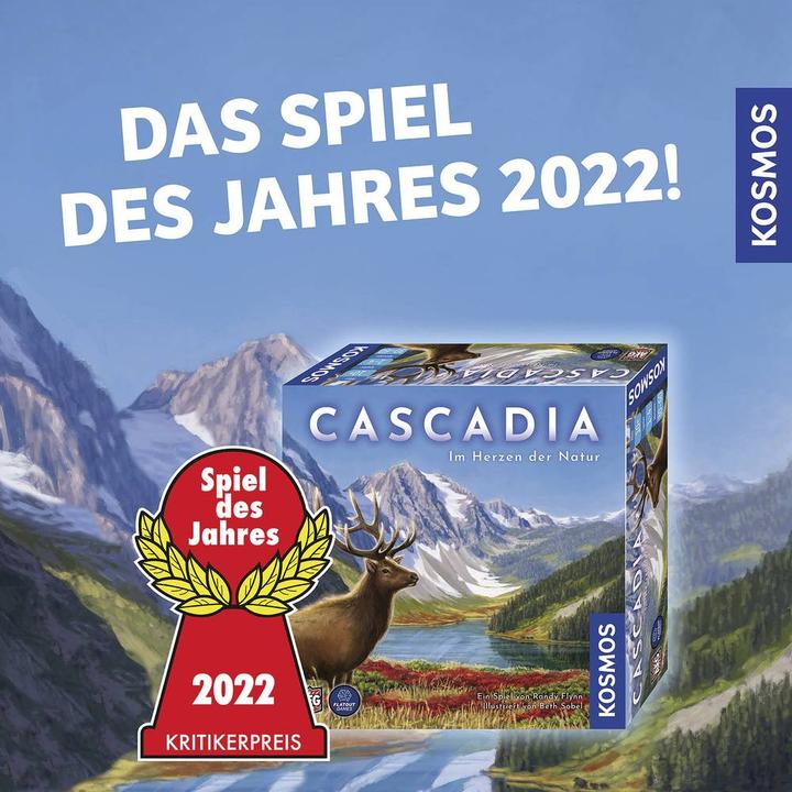 Actual product image Kosmos Familienspiel Cascadia – Im Herzen der Natur (German)
