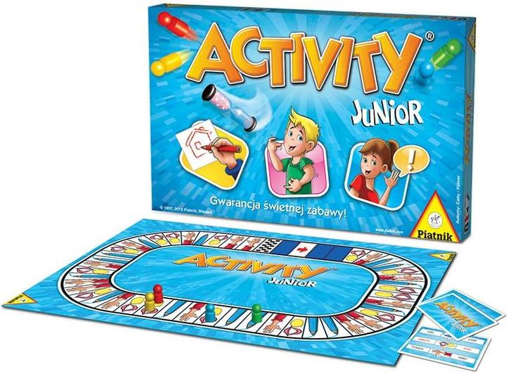 Actual product image Piatnik Activity Junior word board game for children (English)
