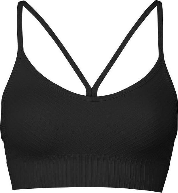CASALL Nahtloses, geripptes Sporttop mit Grafik (L)