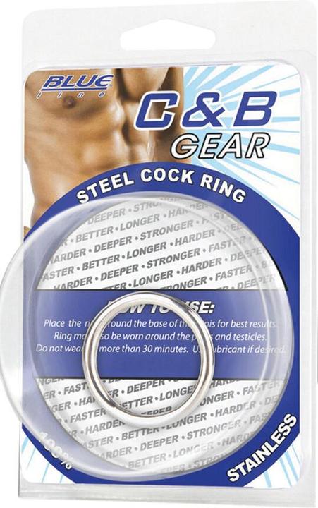 Blue Line Blueline C&B 1.3 inch steel cock ring (3.30 cm)