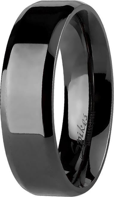 Star Piercing Ring schwarz Kanten abgerundet (Chirurgenstahl 316L, ohne Messing)