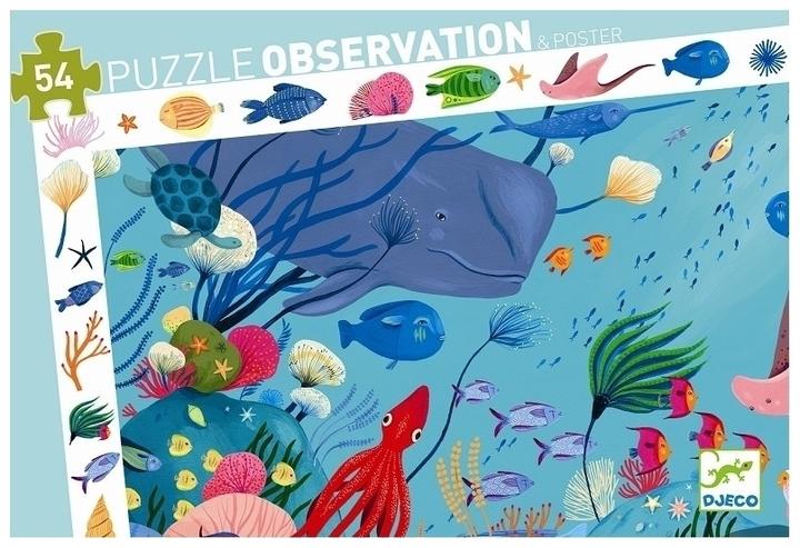 Actual product image Djeco In the sea (54 pieces)