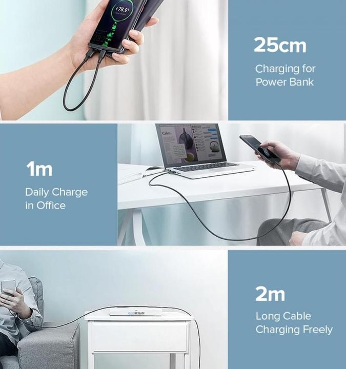 Produktbild Ugreen USB-C zu USB-A 2.0 Kabel (1 m, USB 2.0)