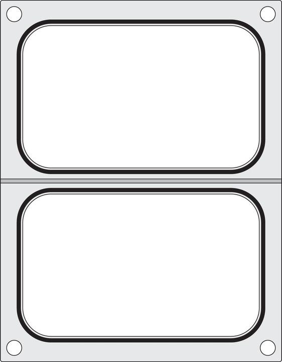 Produktbild Hendi Matrize für Versiegelungsmach. 2x 178x113 mm