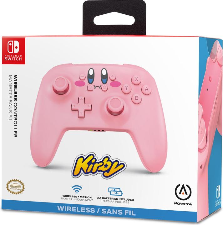 Actual product image PowerA Wireless Controller - Kirby Mouthful (Switch)