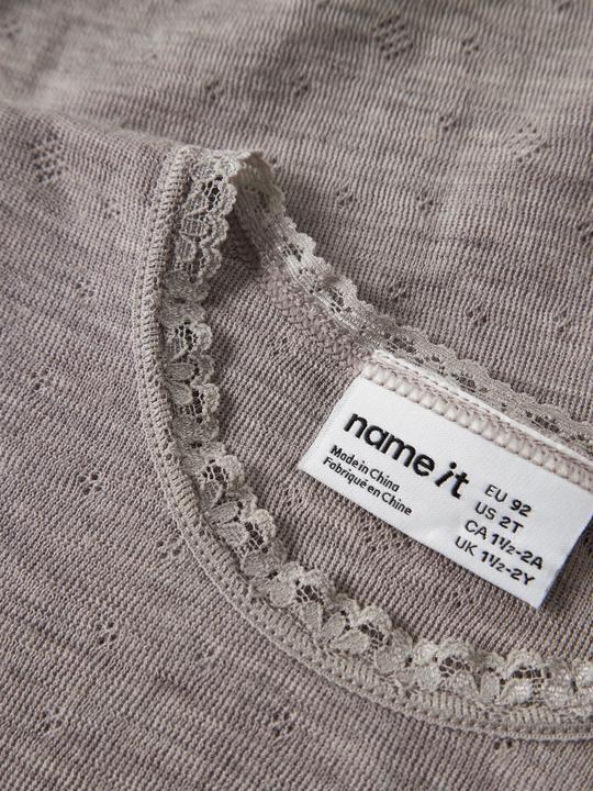 Actual product image Name it Nmfwang Wool Needle Ls Top Solid Noos (92)