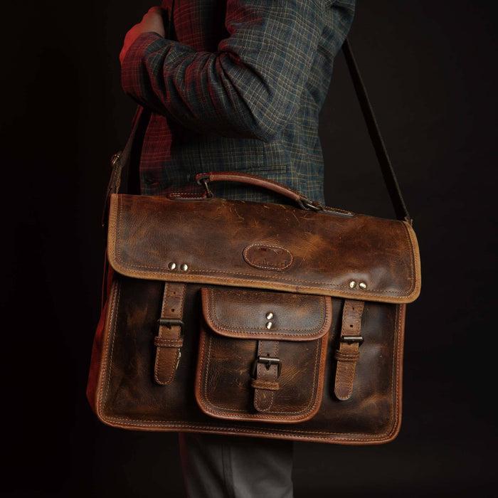 Image du produit Only-Bags.Store Sacoche Old School, 16 pouces