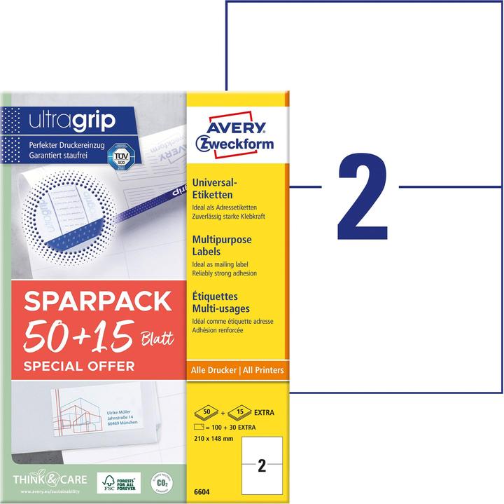 Produktbild Avery Universal-Etiketten