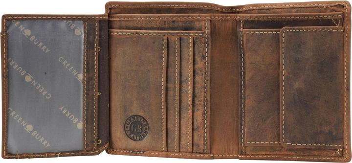 Immagine prodotto Greenburry Portafoglio vintage Hirsch in pelle di cervo 9,5 cm