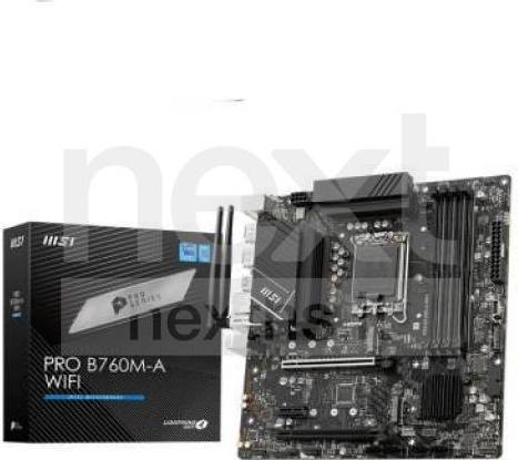 Produktbild MSI PRO B760M-A WIFI (LGA 1700, Intel B760, mATX)