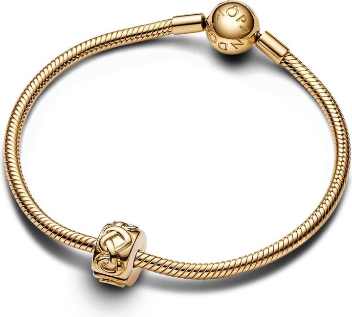 Image du produit Pandora Moments Clip Coeurs Noués Plaqué Or (Métal, Plaqué or)