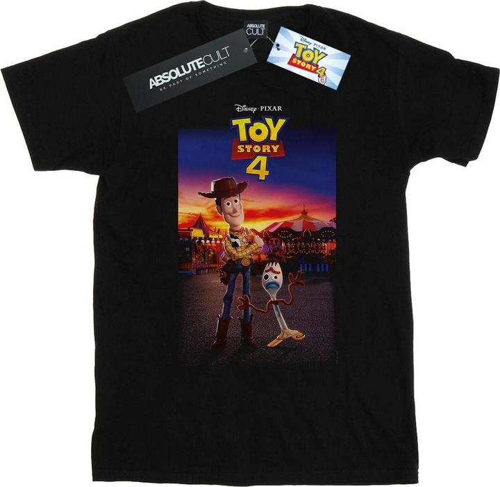 Disney Toy Story 4 Woody And Forky Poster TShirt (XXL)