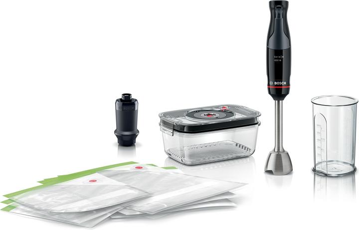 Produktbild Bosch Hausgeräte Serie 4, Stabmixer, ErgoMaster, 1000 W, Schwarz, anthrazit, MSM4B6V2 (EU-Stecker)