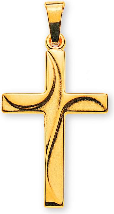 Produktbild Muau Pendant cross yellow gold 750, 29x14mm (Gold)