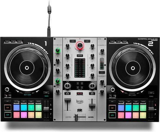 Hercules DJ Controller Inpulse 500 Silver Edition
