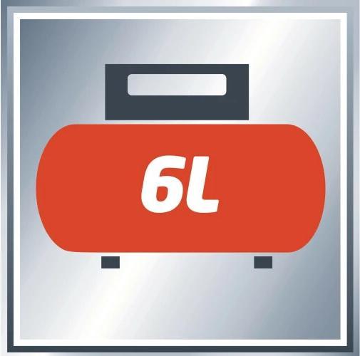 Actual product image Einhell Th-Ac 190/6 Of (8 bar, 6 l)