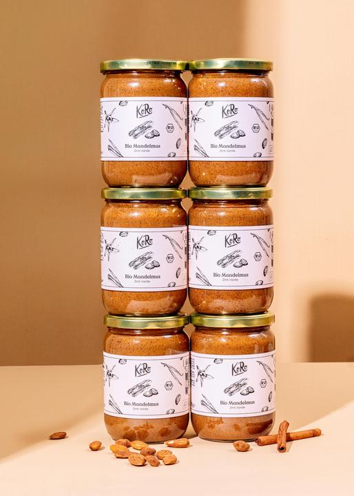 Produktbild KoRo Bio Mandelmus mit Vanille und Zimt (500 g)