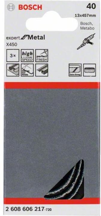 Image du produit Bosch Professional Zubehör Bande abrasive grain 40 (L x l) (40)