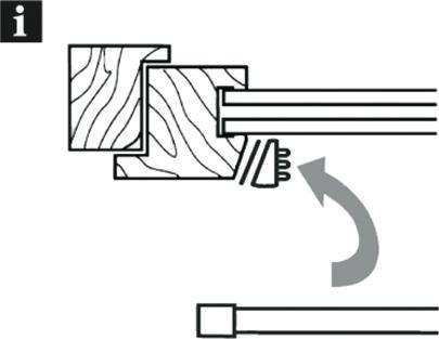 Actual product image Gardinia Clamping rod