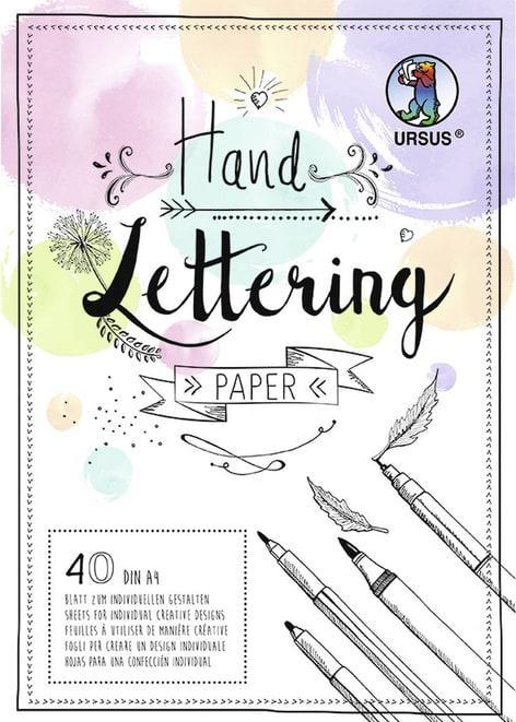 Produktbild Ursus Handlettering-Block A4 40BL Pastel Mix (1 x)