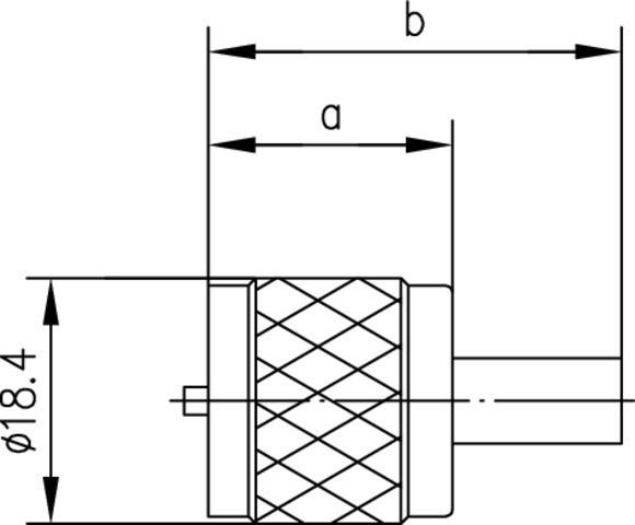 Produktbild Telegärtner UHF-Kabelstecker Crimp crimp/crimp, B0612, RG 214/U (Antennenkabel)