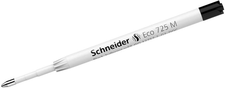 Produktbild Schneider Kugelschreibermine ECO 725, Strichbreite M, Gehäuse 95 % recycelter Kunststoff, schwarz... (Ersatzmine, Schwarz)