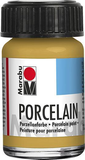 Image du produit Marabu Peinture pour porcelaine "Porcelain", or métallique, 15 ml (Or Métallique, 15 ml)
