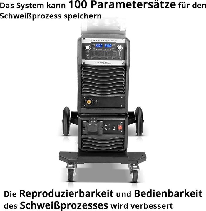 Produktbild Stahlwerk Industrie-Schweissgerät MIG MAG 500 DP IGBT Inverter mit 500 Ampere