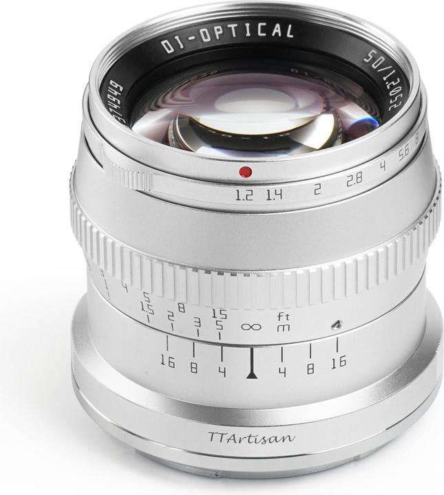 Actual product image TTArtisan Fixed focal length APS-C 50 mm f1.2 - MFT (Micro Four Thirds, APS-C / DX)