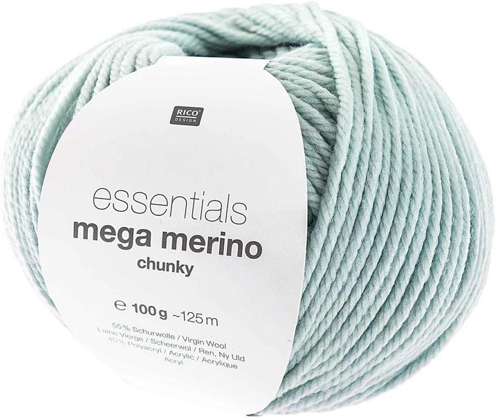 Produktbild Rico Design Wolle Essentials Mega Wool chunky 100 g, Mint (125 m)