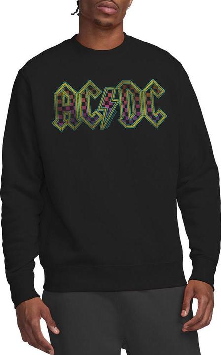 Immagine prodotto AC/DC Felpa Logo a Scacchiera Gradiente Adulto Unisex (S)
