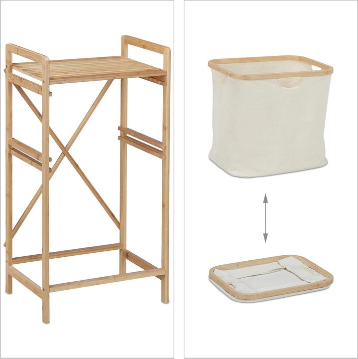 Actual product image Relaxdays Laundry basket (123 l)