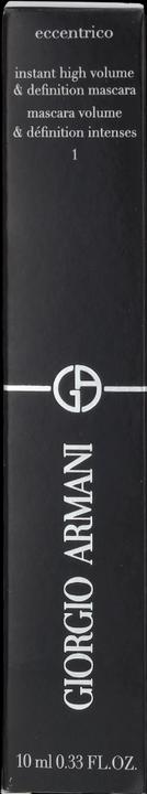 Actual product image Giorgio Armani Eccentrico Mascara (#01 Obsidian Black)