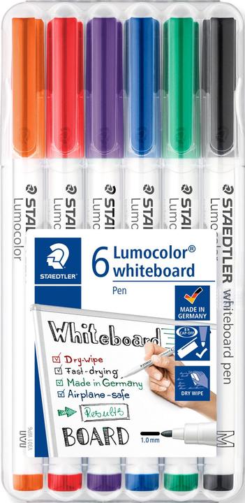 Staedtler Lumocolor (colour assorted, 1 mm, 6 x)
