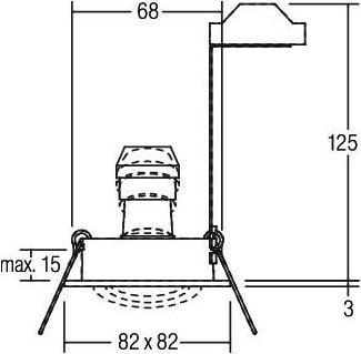 Image du produit Brumberg Downlight encastré (GU10)