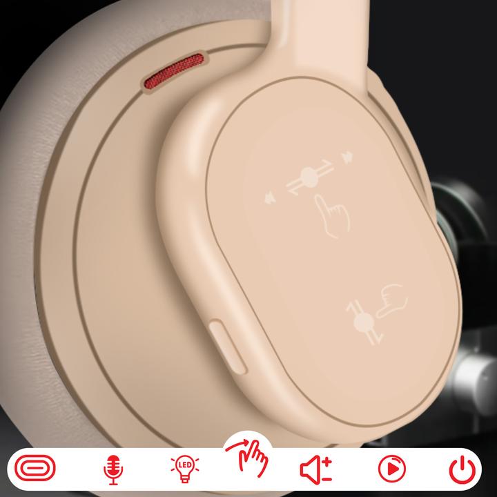Image du produit Forcell Oreillette Bluetooth Touch Beat (ANC, 30 h, Sans fil)