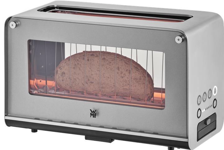 Produktbild WMF Lono Glas-Toaster mit Brötchenaufsatz