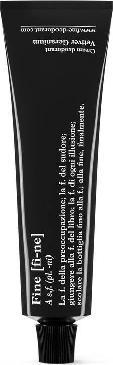 Actual product image [fì-ne] Vetiver Geranium - Deodorant Cream (Crème)