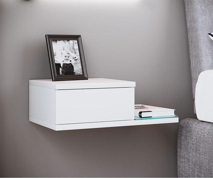 Actual product image VCM Design Wall Drawer Bedside Table KonsilaM (48 x 28 cm)