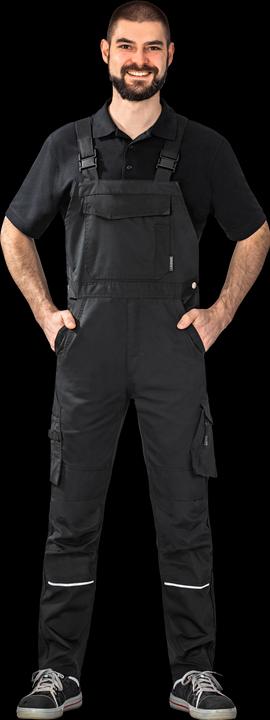 Actual product image Planam Norit men's dungarees black size 56 (56)