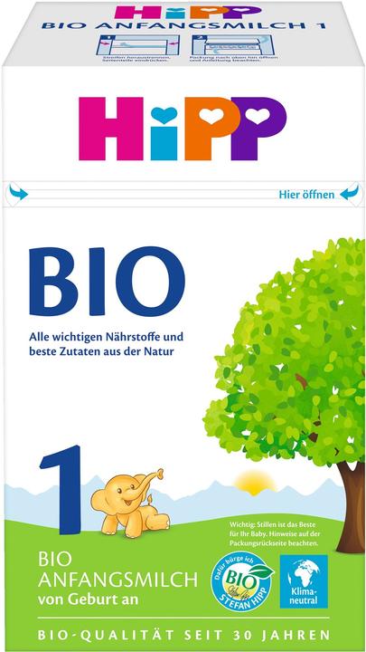 Produktbild Hipp Bio Milchnahrung 1 Bio (600 g, ab Geburt)