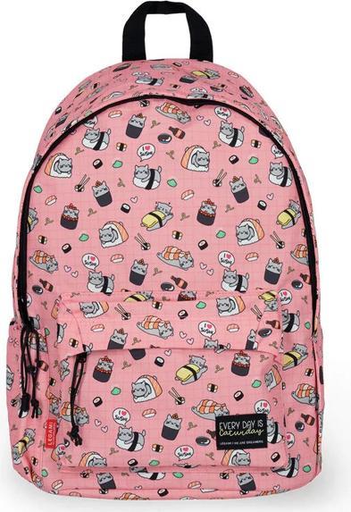 Actual product image Legami Rucksack Sushi Cat My Backpack