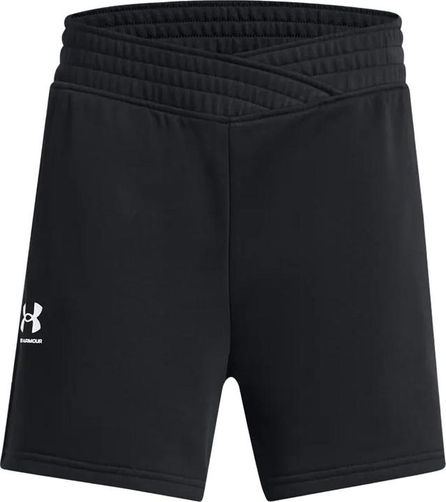 Actual product image Under Armour Girls Rival Terry Cross Front Shorts (158)